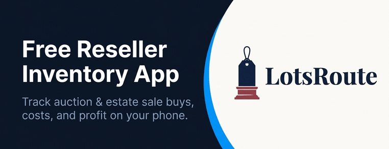 LotsRoute. Reseller inventory & profit tracker